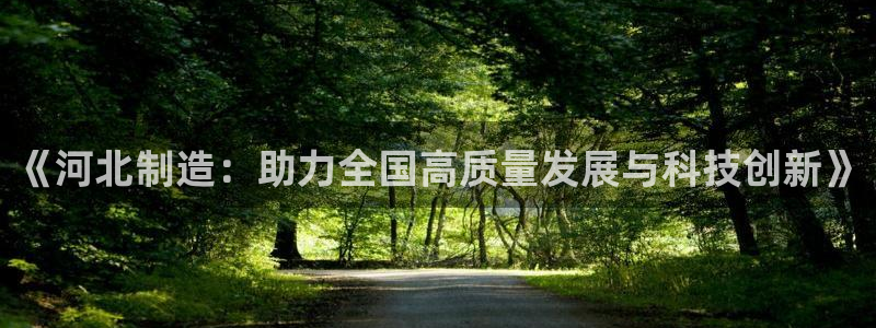 恒行代理总代主导 6ll5l：《河北制造：助力全国高质量发展