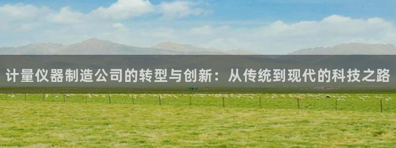 恒行2乃5O6917：计量仪器制造公司的转型与创新：从传统到
