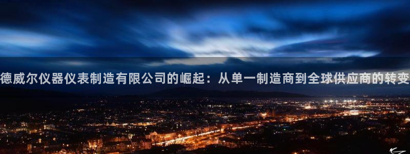 恒行2朱74OOO5：德威尔仪器仪表制造有限公司的崛起：从单